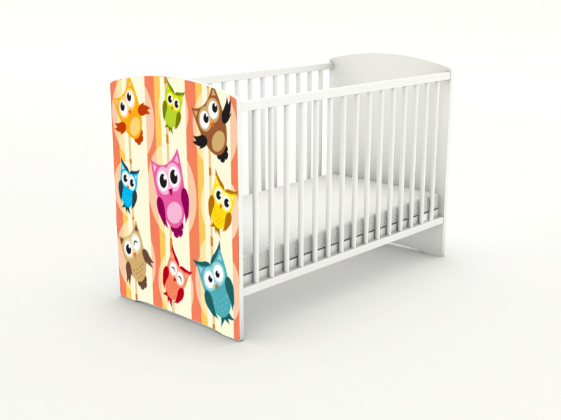 Becks detská postieľka Sovičky